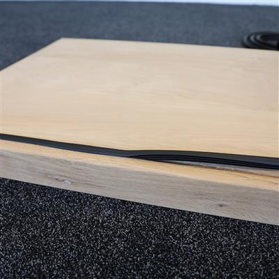 Co-pro antislipprofiel zwart hard rubber