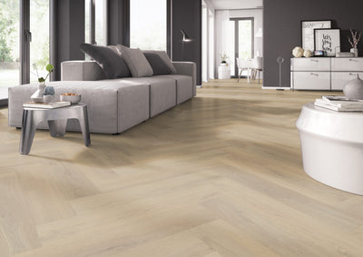 Belakos Palazzo visgraat XL 72 | Rigid Click | Bruin