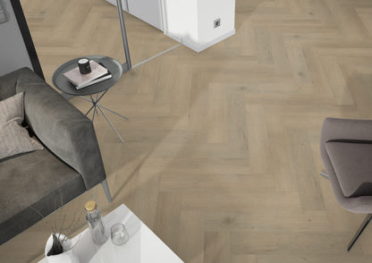 Belakos Attico visgraat XL 86 | Rigid Click | Bruin