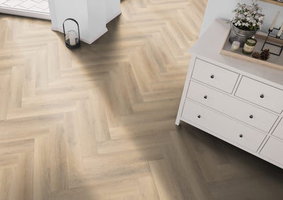Belakos Palazzo visgraat XL 75 | Rigid Click | Bruin