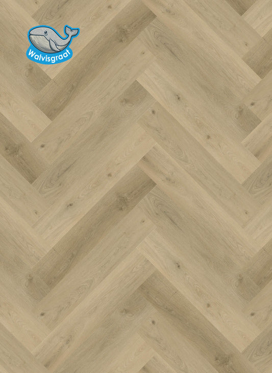 Gelasta Vario Walvisgraat Rigid Click Prestige Oak Smoked Light