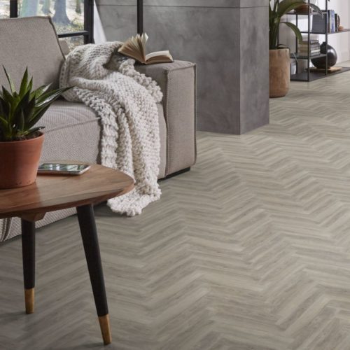 Ambiant Spigato Visgraat Silent Rigid Click Light Grey