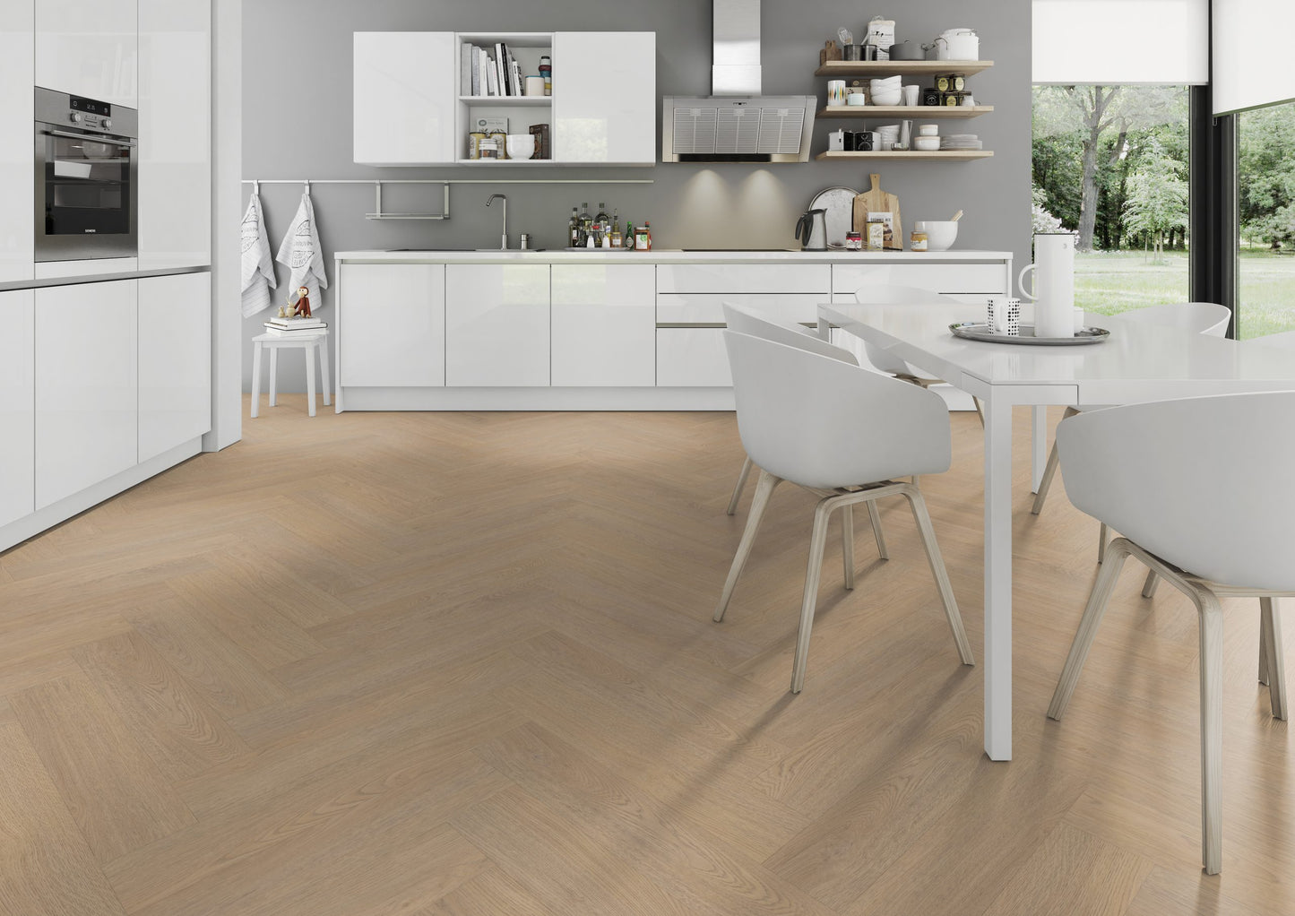 Belakos Terreno visgraat XL 61 | Rigid Click | Bruin