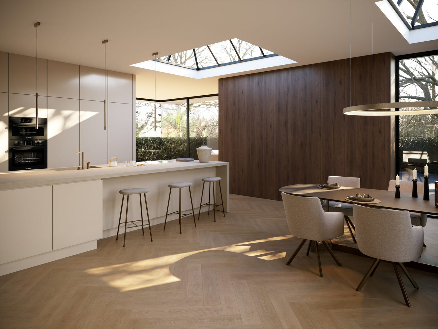 Belakos Monastro visgraat XL 93 | Rigid Click | Bruin