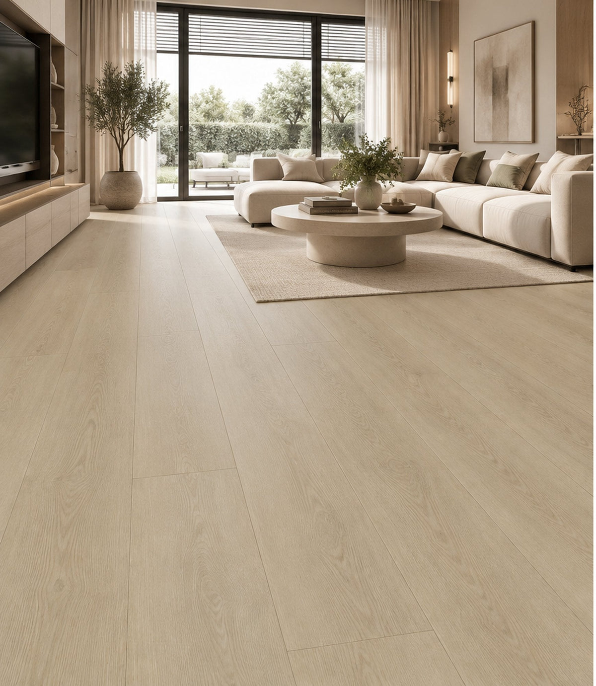 Infinity Floors Champagne rechte planken click PVC 1