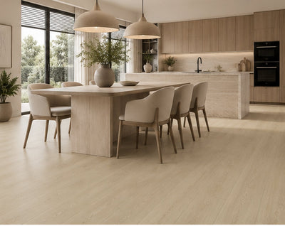 Infinity Floors Champagne rechte planken dryback PVC 2