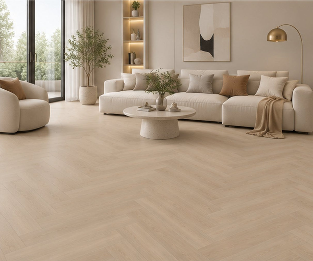 Infinity Floors Nordic Oak visgraat dryback PVC 1