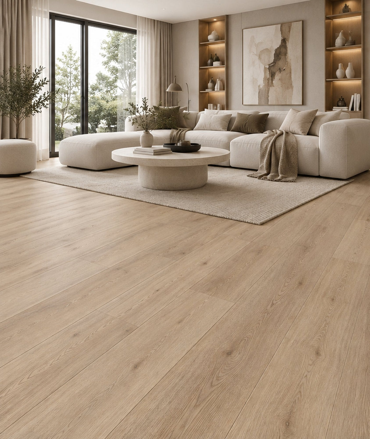 Infinity Floors Pure Oak rechte planken click PVC 1