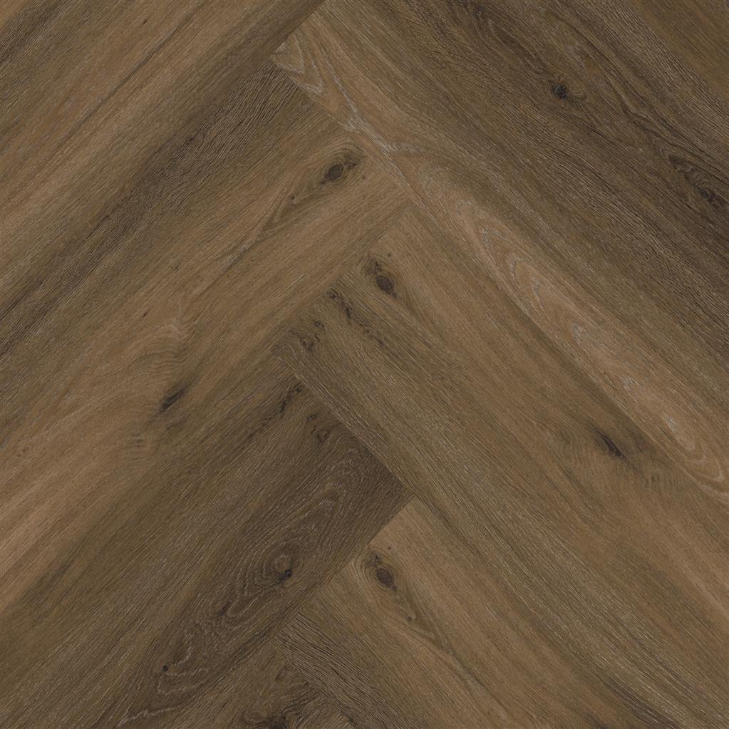 Ambiant Spigato Visgraat Silent Rigid Click (Warm Brown)
