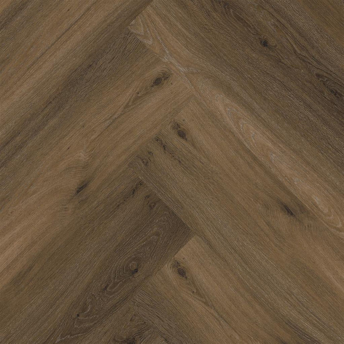Ambiant Spigato Visgraat Silent Rigid Click (Warm Brown)