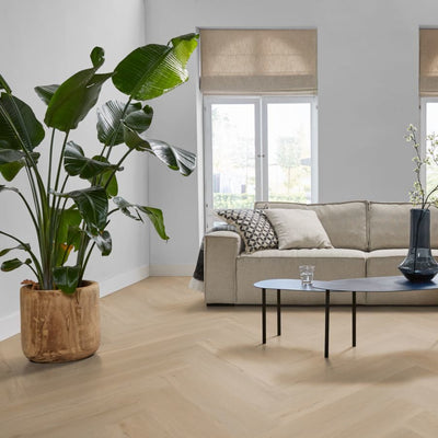 Ambiant Spigato Vivero Visgraat Silent Rigid Click (Beige)