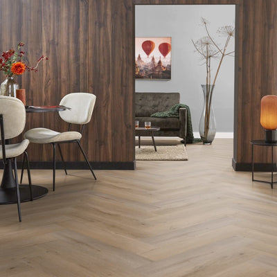 Ambiant Spigato Vivero Visgraat Silent Rigid Click (Light Oak)