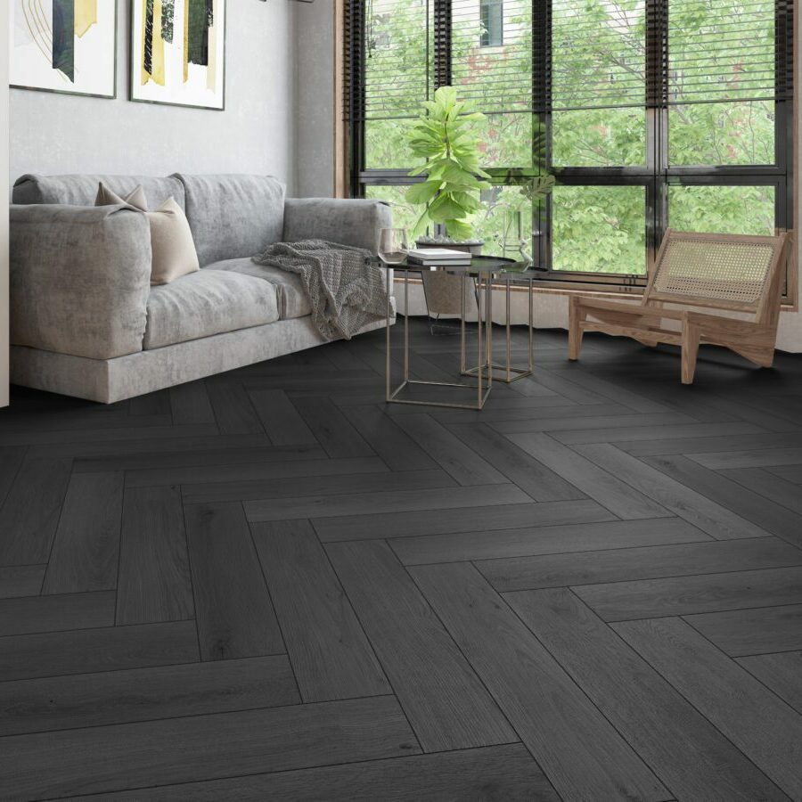 Gelasta Firmfit Silent Visgraat Rigid Click Summerfield Charcoal