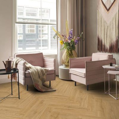 Gelasta Oakland Visgraat Rigid Click Naturel